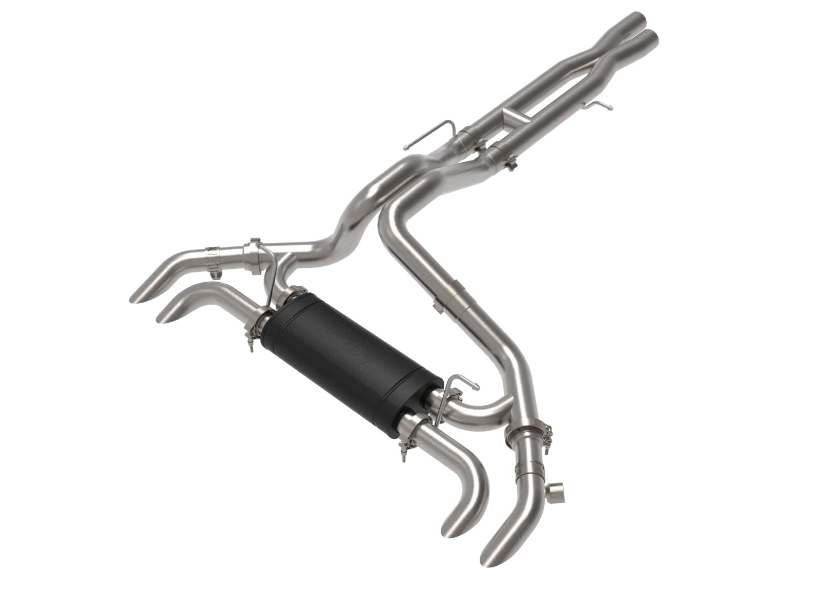 aFe Power 2-1/2 IN to 3 IN Stainless Steel Vulcan Series Cat-Back Exhaust System Fit Jeep Wrangler 392 21-22 V8-6.4L 49-38101