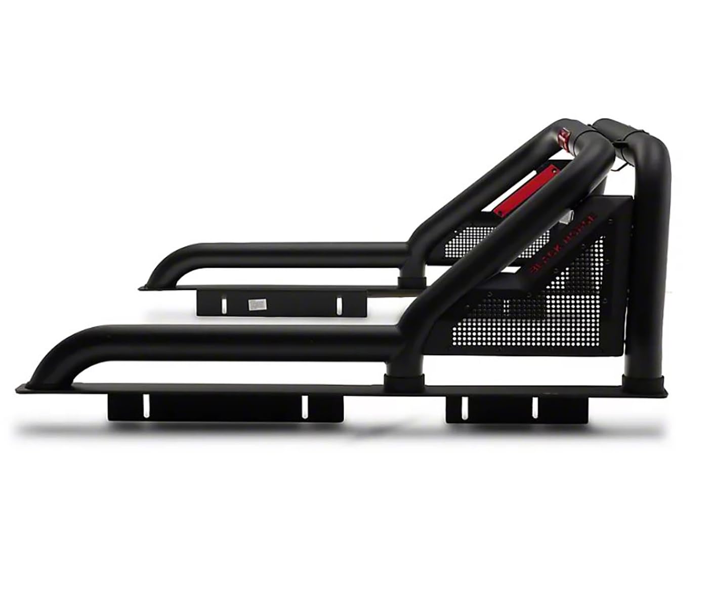 Gladiator Roll Bar Black Horse Incl. Set of 5.3" Dia.Led Lights w/Black Trim Ring Modular Black Compatible with 2015-2024 GMC Canyon|2015-2024 Chevrolet Colorado|2015-2024 Toyota Tacoma-GLRB-03B-PLFB