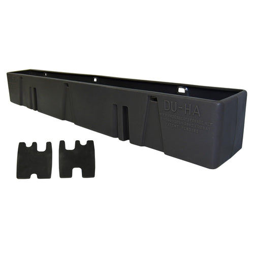 DU-HA Storage Unit Behind-The-Seat fits 07-19 Chevy Silverado/GMC Sierra Regular Cab (Classic) | Black Heavy-Duty Back Seat Organizer | 10058