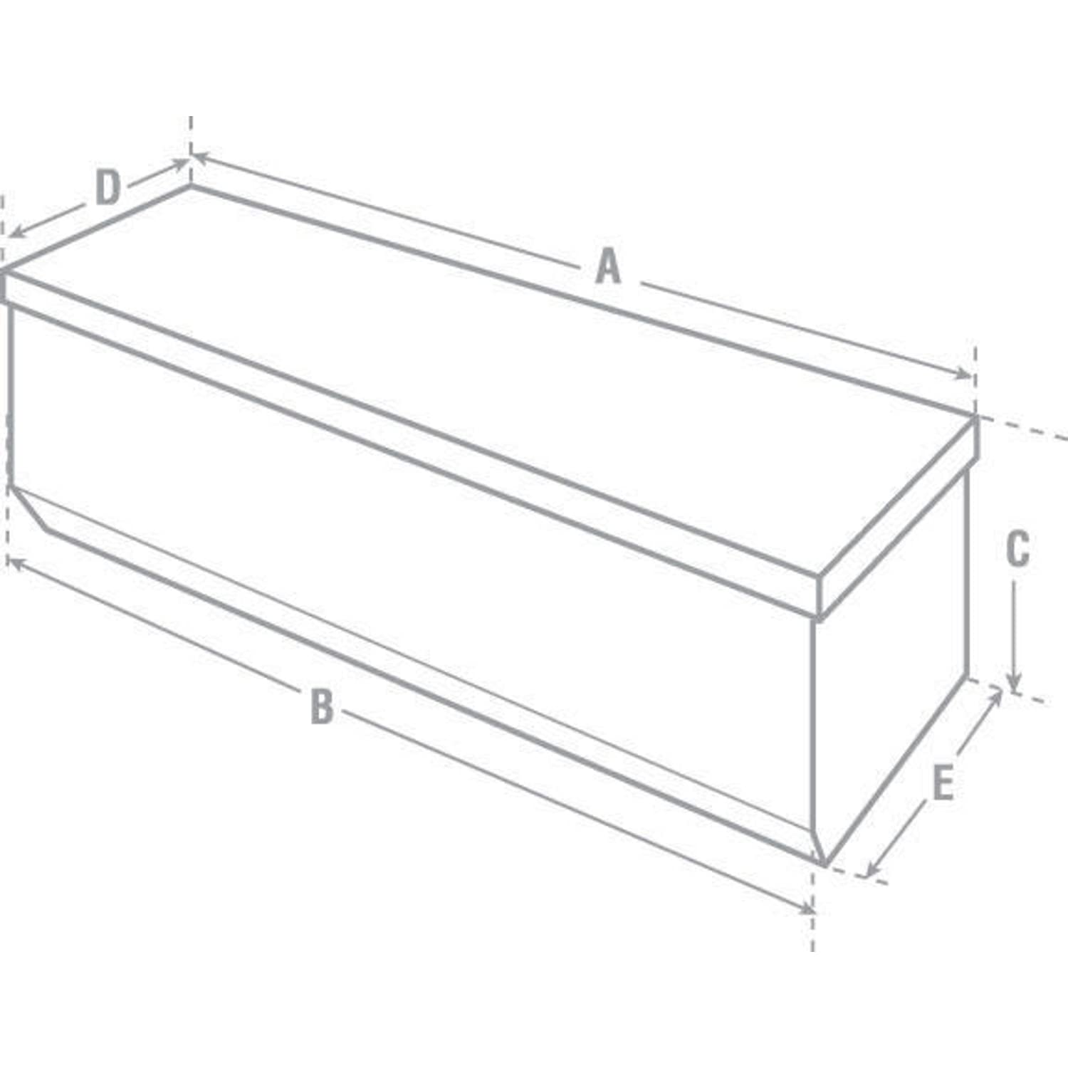 60" Crescent JOBOX Gear-Lock™ Aluminum Fullsize Chest - 1-350000