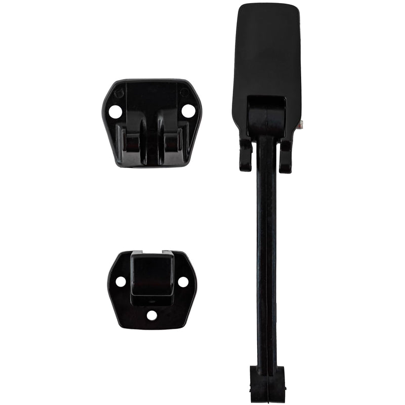 12 Inch Buyers Products WJ211 Rubber Polymer Hood Catch, Compares to Standard Navistar Hood Catch, Corrosion-Resistant, Latch for Truck Hoods, Black