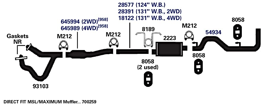 2223 AP Exhaust Products Muffler