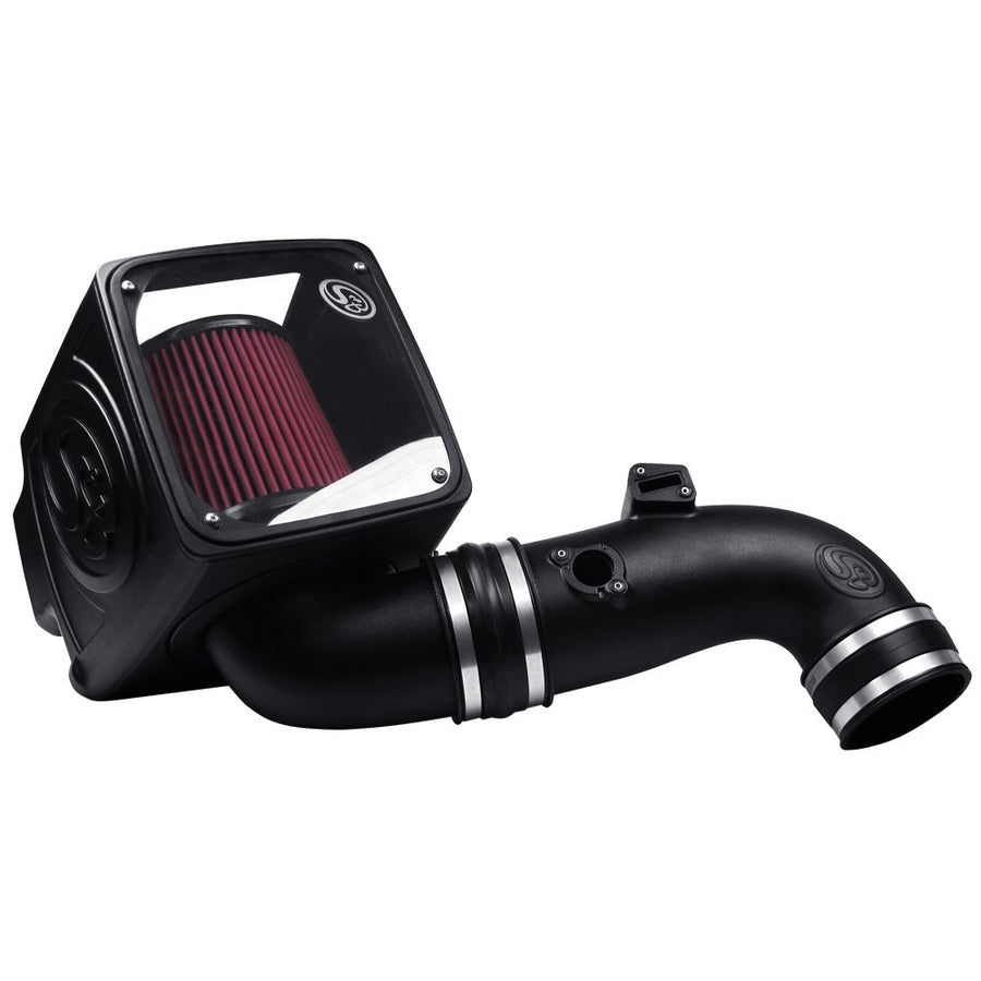 Cold Air Intake S&B Filters 75-5075-1 For 2011-2016 Chevy/GMC Duramax 6.6L (Oiled Cleanable, 8-ply Cotton Filter)