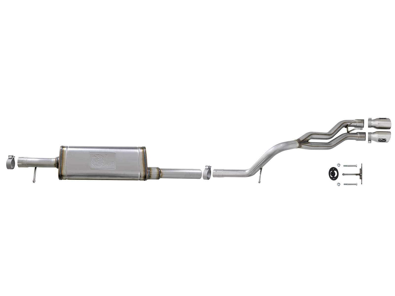 Rebel Series aFe Power 49-48054-P Performance Cat-Back Exhaust System