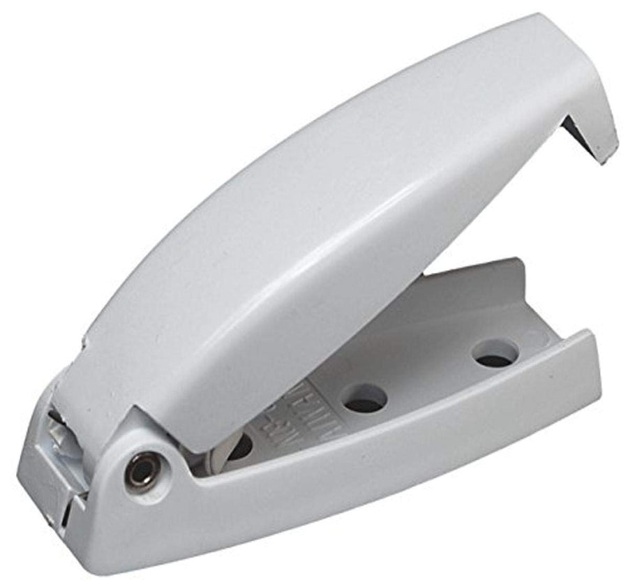 Plastic Rounded Baggage Door Catch RV Designer E211, White, 2 Per Pack, Compartment Hardware