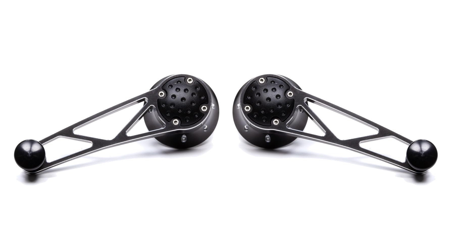 CLAYTON MACHINE WORKS Window Crank Handle PT-403 (BlkGM/Ford 1949-Up), 2 Pack , black