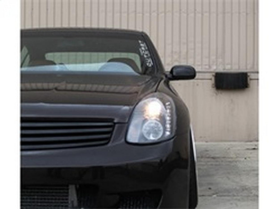 LED Halo Projector Headlights Spyder Auto Black/Clear 5031747