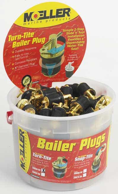 Turn-Tite Brass Bailer Plug – 1″ – Bulk 50