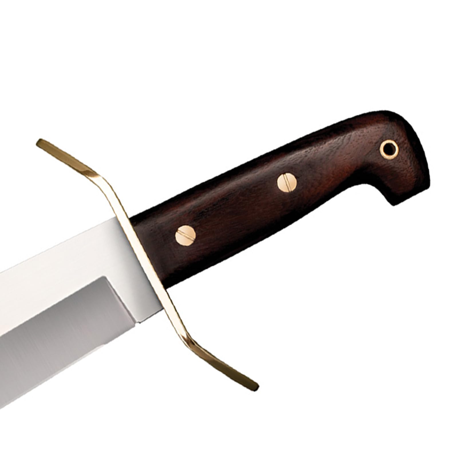 Wild West Ameristep Bowie 10.75" 1090 High-Carbon Steel Clip Point Blade 5.25" Rosewood Handle Fixed Blade Knife w/Leather Sheath