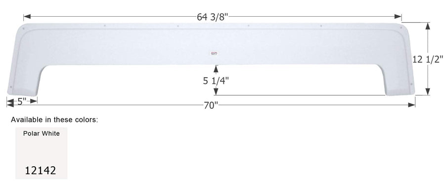 Fender Skirt ICON, Tandem, Thor, FS2142, Polar White