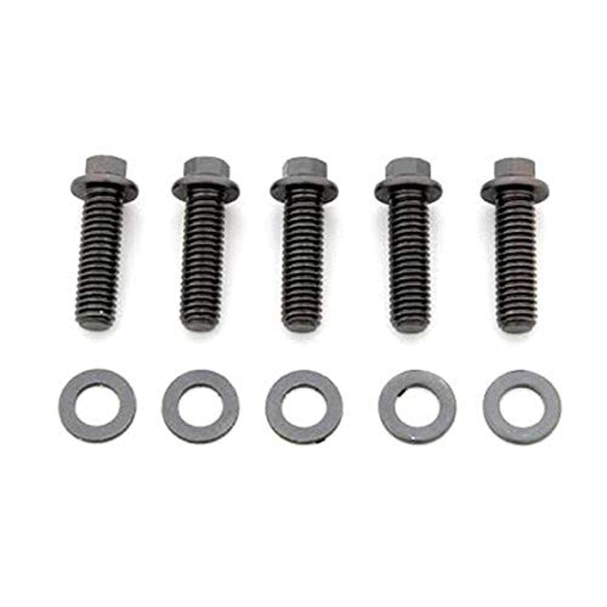 ARP 7/16-14" RH Thread Black Oxide 3.750" UHL 6-Point Bolt with 7/16" Socket and Washer, (Set of 5)
