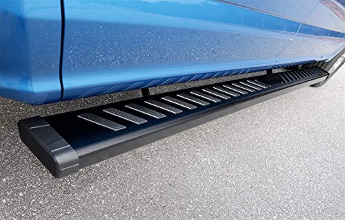 Lund Summit Ridge 2.0 Black Stainless Steel Running Boards for 2015-2018 Ford F-150 SuperCab