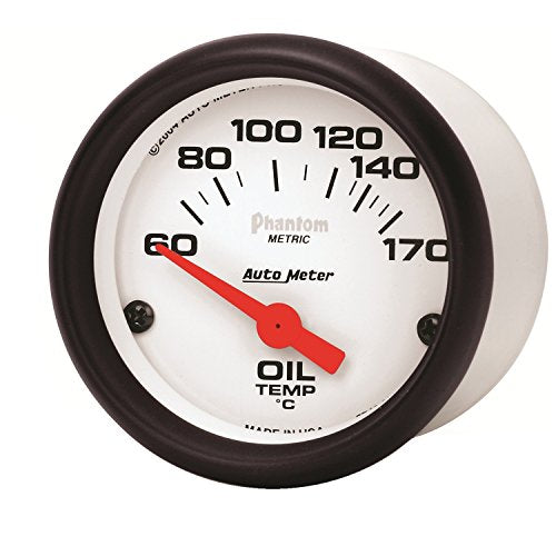 Auto Meter Phantom Electric 5748-M Oil Temperature Gauge