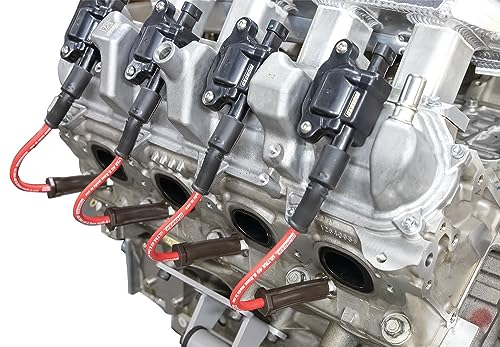 Ultra Moroso 73741 40 Red 8.5MM, Fits GM LS 4.8/5.3/6.0/6.2 Engines, 9.75" Length w/o Heatshields