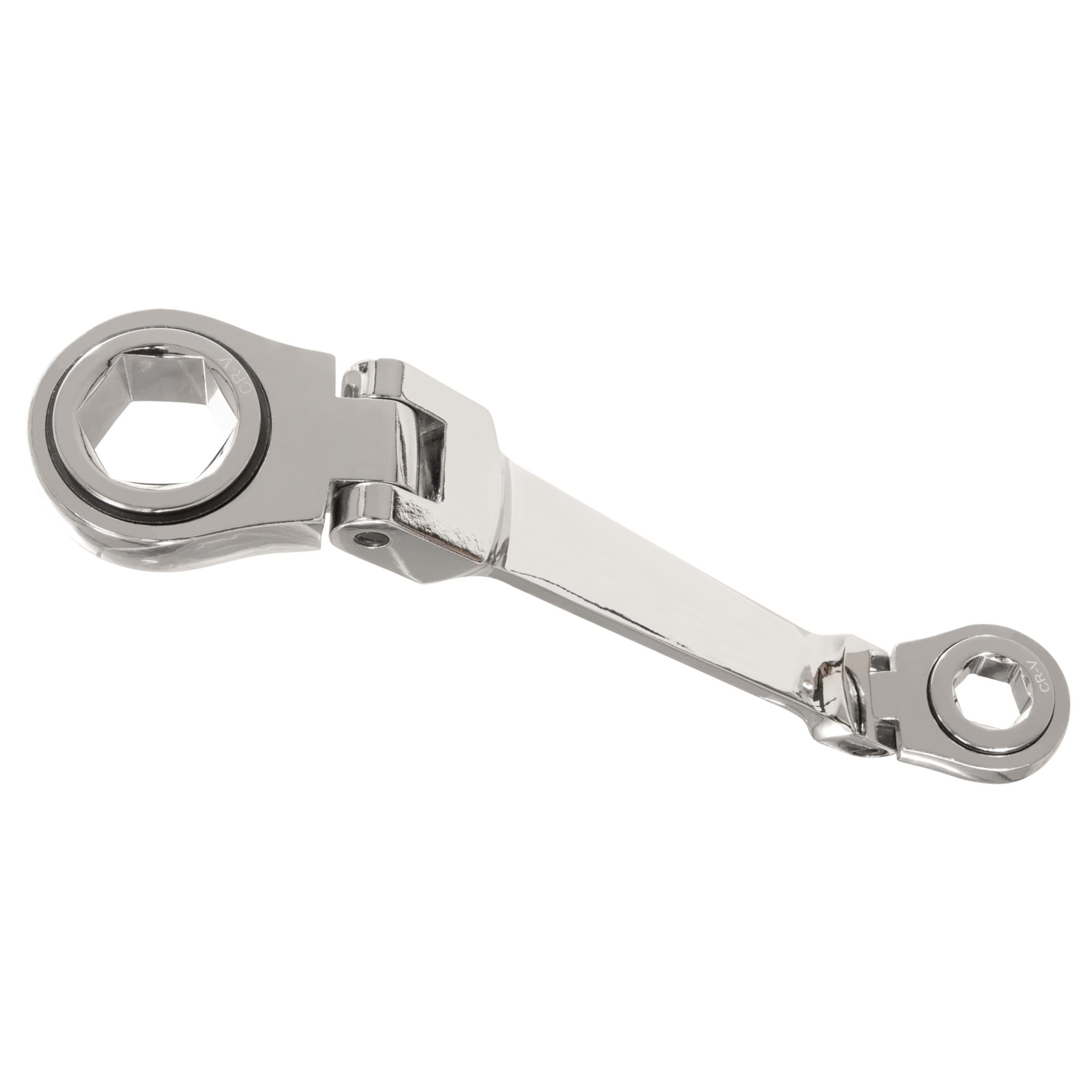 W30648 Performance Tool 7-in-1 Flex-Head Ratcheting Wrench Set - 72 Teeth, Chrome Vanadium Steel, Low Profile, Reusable Case