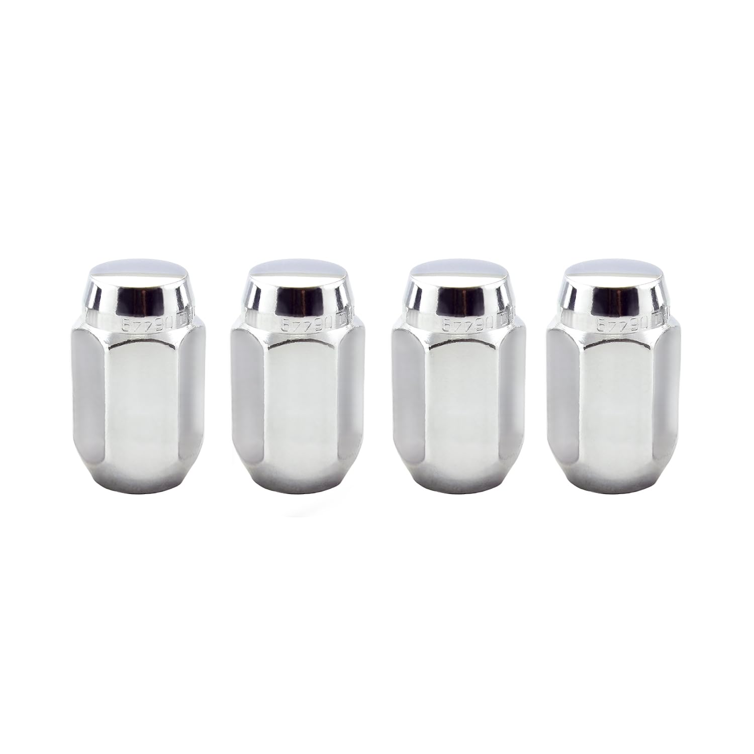 Chrome Cone Seat Style MCGARD Lug Nuts (M12 x 1.5 Thread Size) - Set of 4