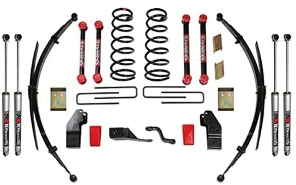 Suspension Lift Kit w/Shock M95 Performance Shocks Skyjacker D4512KS-M 4-4.5 in. Lift