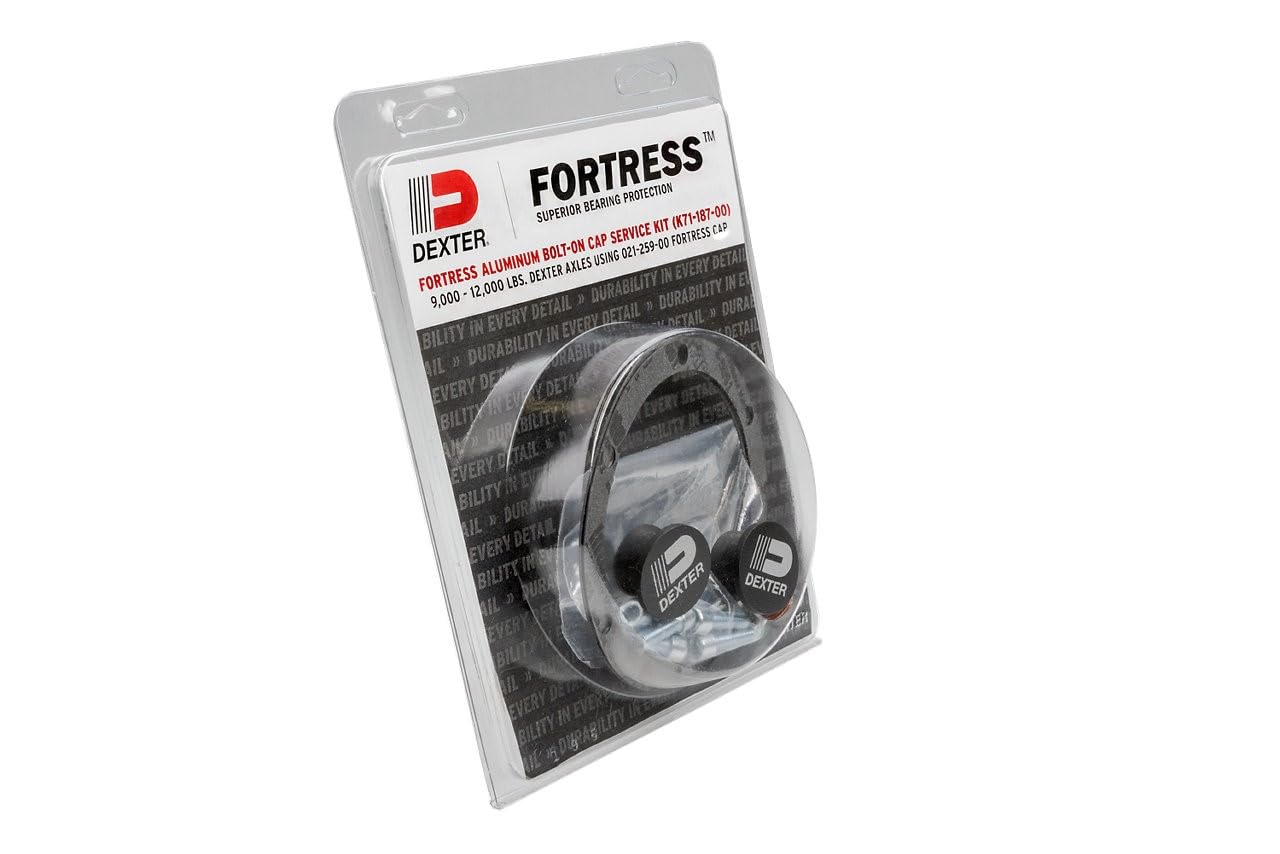 Complete Service Kit K71-187-00 for Dexter 021-259-00 Fortress Aluminum Bolt-on Oil Caps Fits 9K-12K Axles