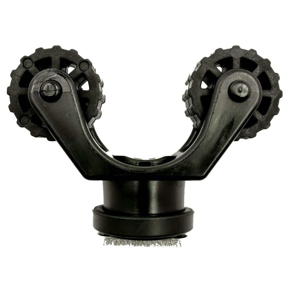 YakAttack Kayak Paddle Holder RotoGrip | Secure & Low-Profile Paddle Holder | Track Mount Compatible with GearTrac, MightyMount, and Most Kayak Track Systems | Rail Mount Oar Grip