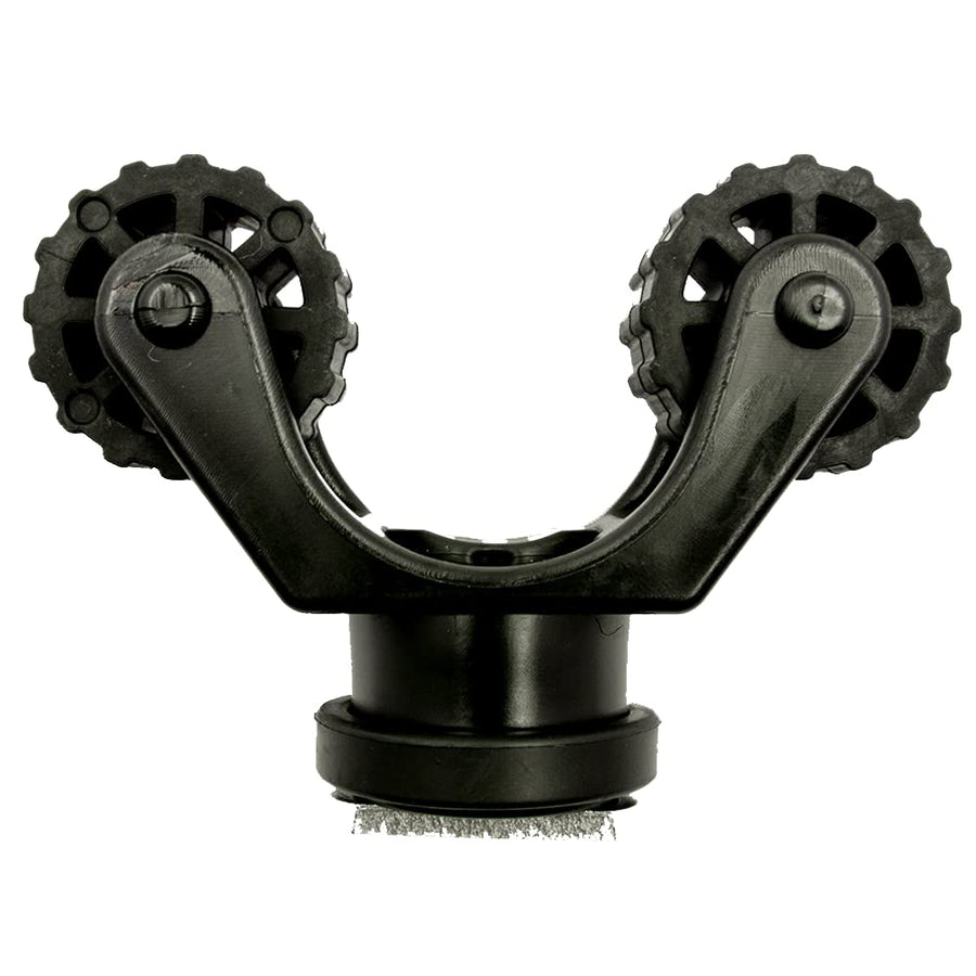 YakAttack Kayak Paddle Holder RotoGrip | Secure & Low-Profile Paddle Holder | Track Mount Compatible with GearTrac, MightyMount, and Most Kayak Track Systems | Rail Mount Oar Grip