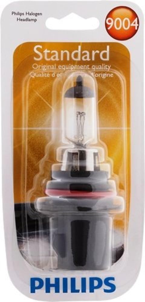 9004 Philips Standard Halogen Headlight Bulb (Pack of 1)