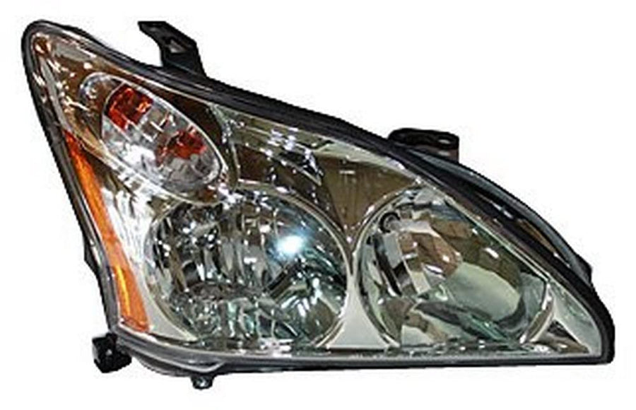Right TYC Headlight Assembly Compatible with 2004-2009 Lexus RX 330/350