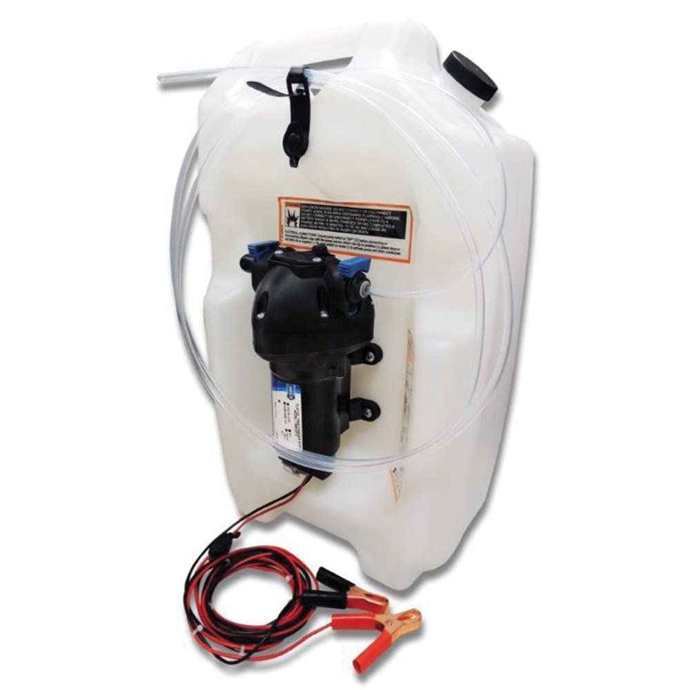 Flat Tank Jabsco 17860-2012 12V DC Engine Oil Changer System, 3.5 gallon