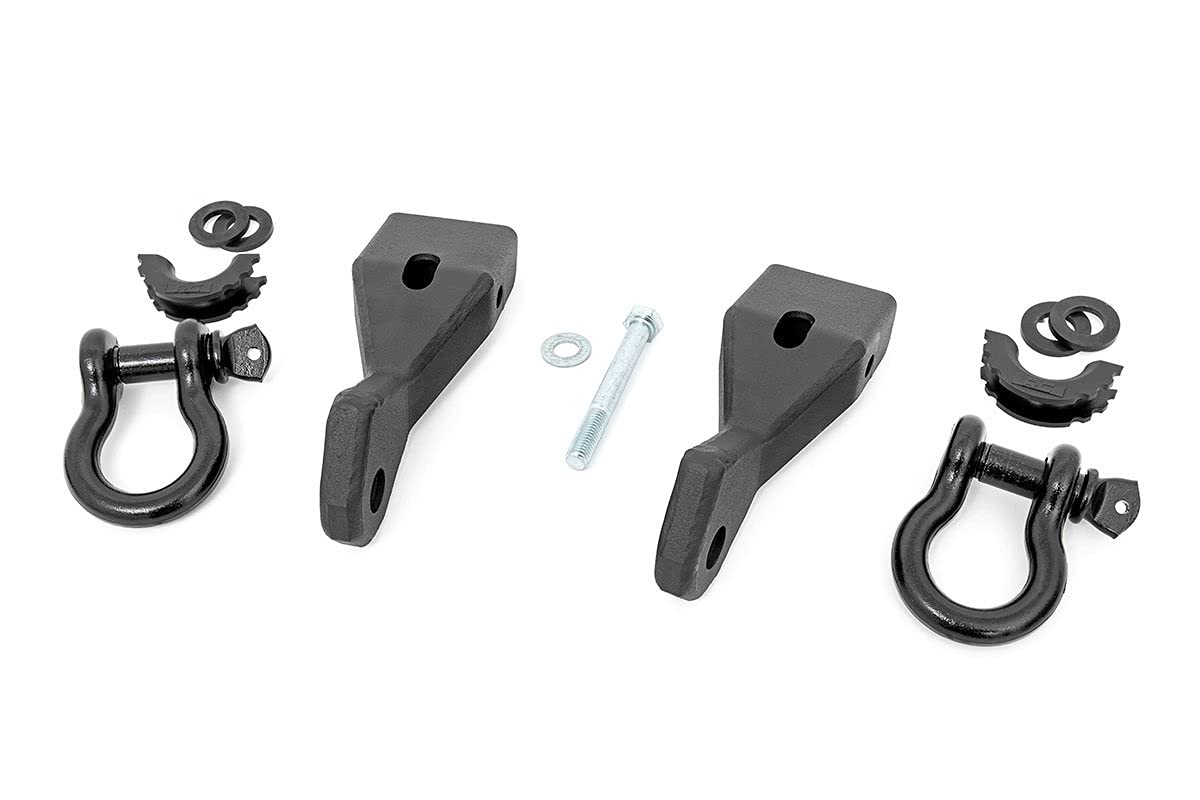 Rough Country Shackle Mount Kit Tow Hook for 2007-2013 Chevy/GMC 1500 - RS156