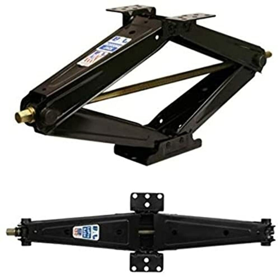 LoPro SJ24 Scissor Jack – BAL 24008 Low-Profile Stabilizer Jack for RVs & Trailers – 24" Lift, 5,000 lb Capacity, Bolt-On or Weld-On Installation