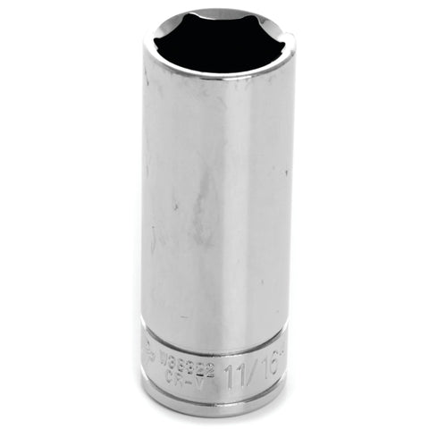 W38322 Performance Tool 6-Point Socket, 3/8-Inch Drive, 11/16