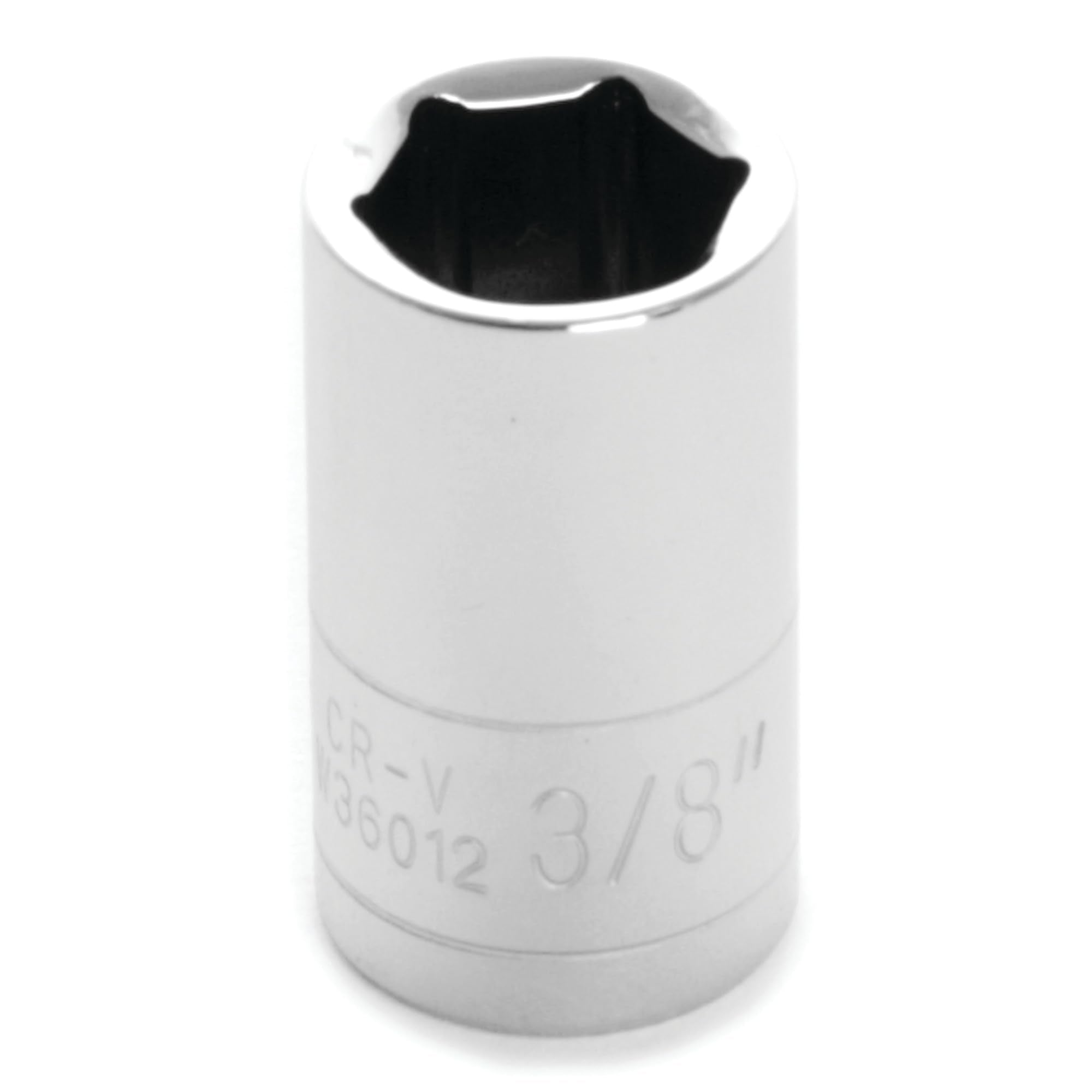 1/4 Drive Performance Tool W36012 Chrome 6-Point Socket, 3/8