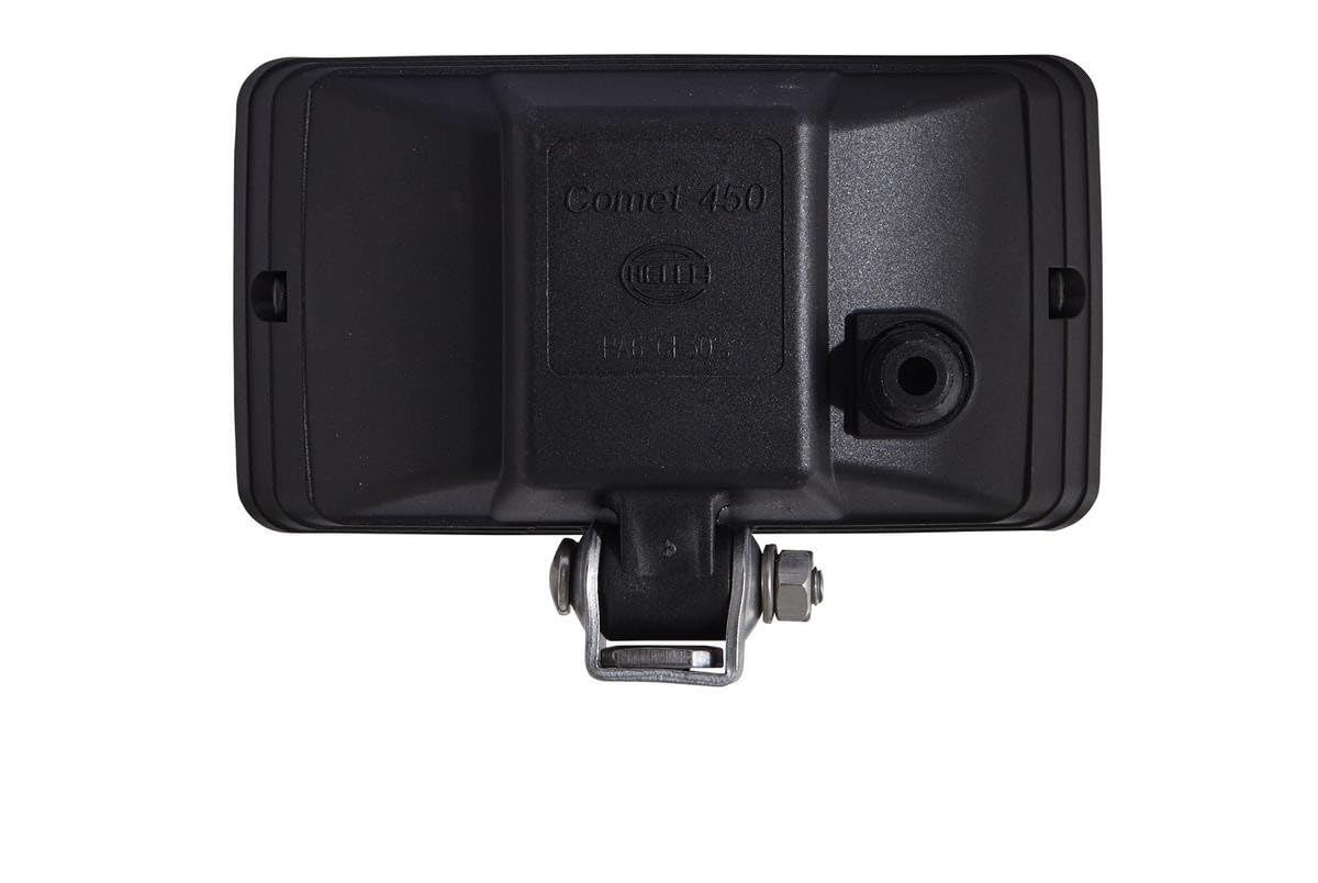 Hella Halogen-Front Fog Light 1NB 005 860-201 - Comet 450-12V - rectangular - mounting - Clear diffusing lens - Lens Colour: White - left/right