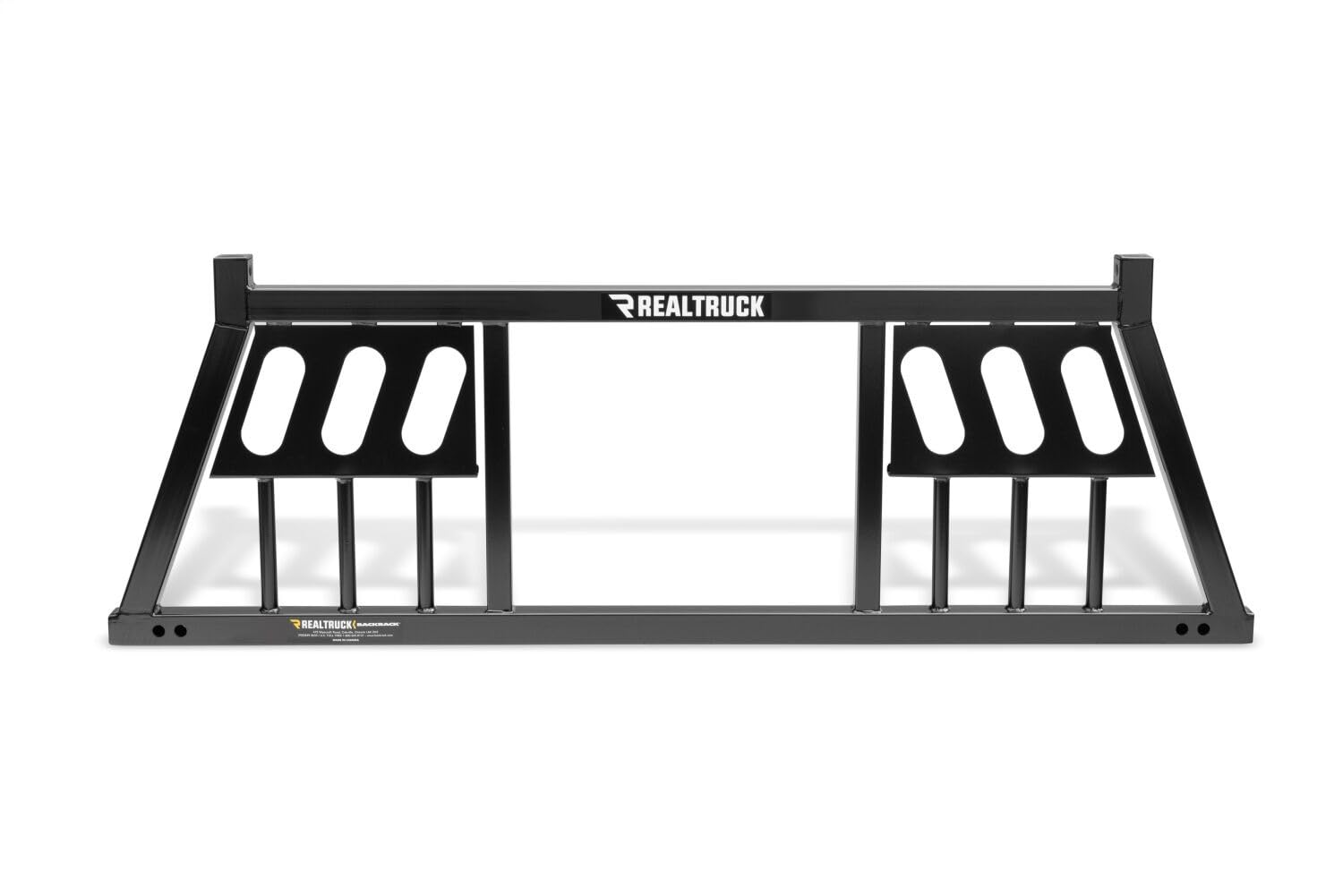 BACKRACK RealTruck Three Light Rack Frame Only | Black, No Drill | 149TL | Fits 2019-2025 Chevrolet/GMC Silverado/Sierra 1500; 2008-2019 & 2022-2025 Toyota Tundra; 2004-2025 Ford F-150 & Others