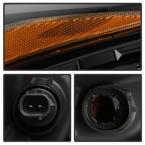 Toyota Highlander Spyder (OE) 20-23 XSE (Color Not fit LE/XLE/Limited/Bronze Edition/Platinum) w/LED DRL Projector Headlight - OE Black Left