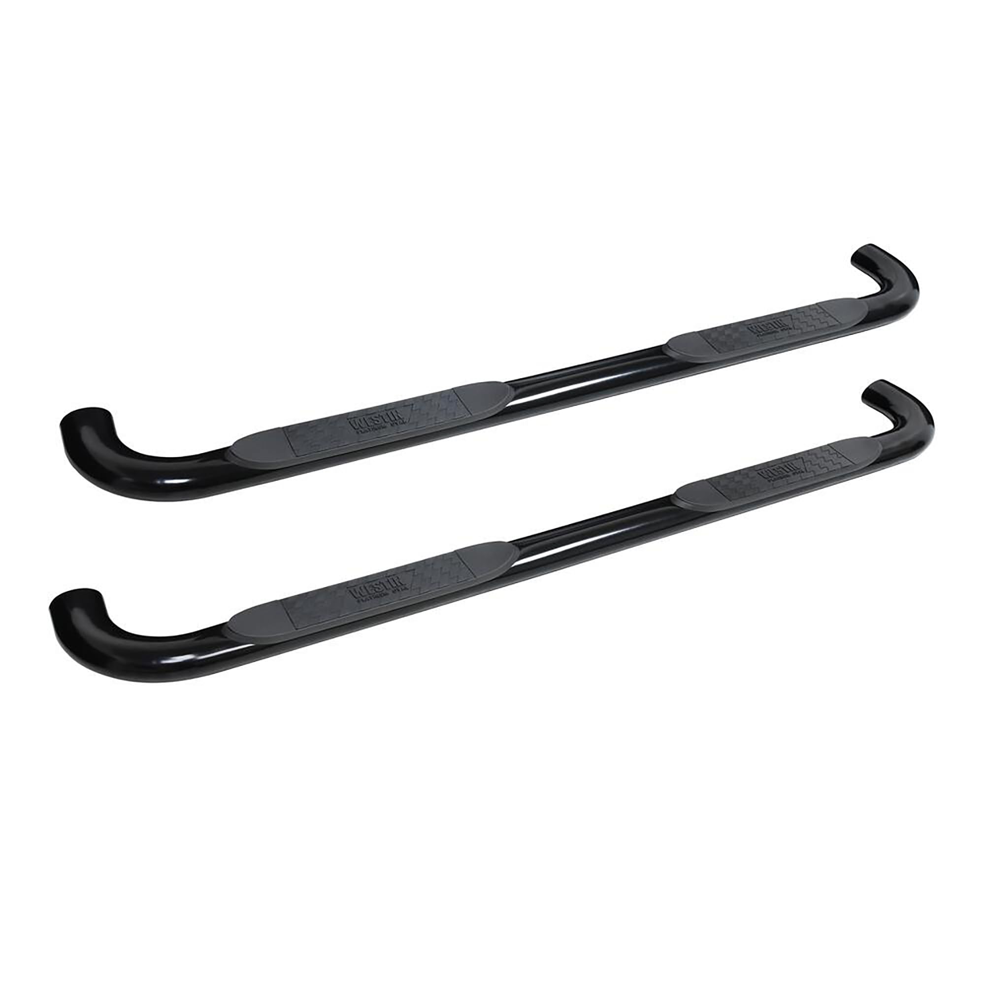 Platinum 4 Oval Nerf Bars Westin fits 2019-2025 Silverado Sierra 1500 Crew Cab (Exc 2019 Silverado LD/Sierra 1500 Limited) Black Pair