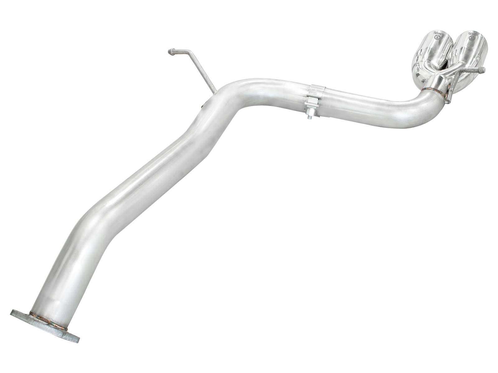 304 Stainless Steel aFe (49-36018) Axle-Back Exhaust System with Dual Polished Tips for Scion xB L4-2.4L Engine