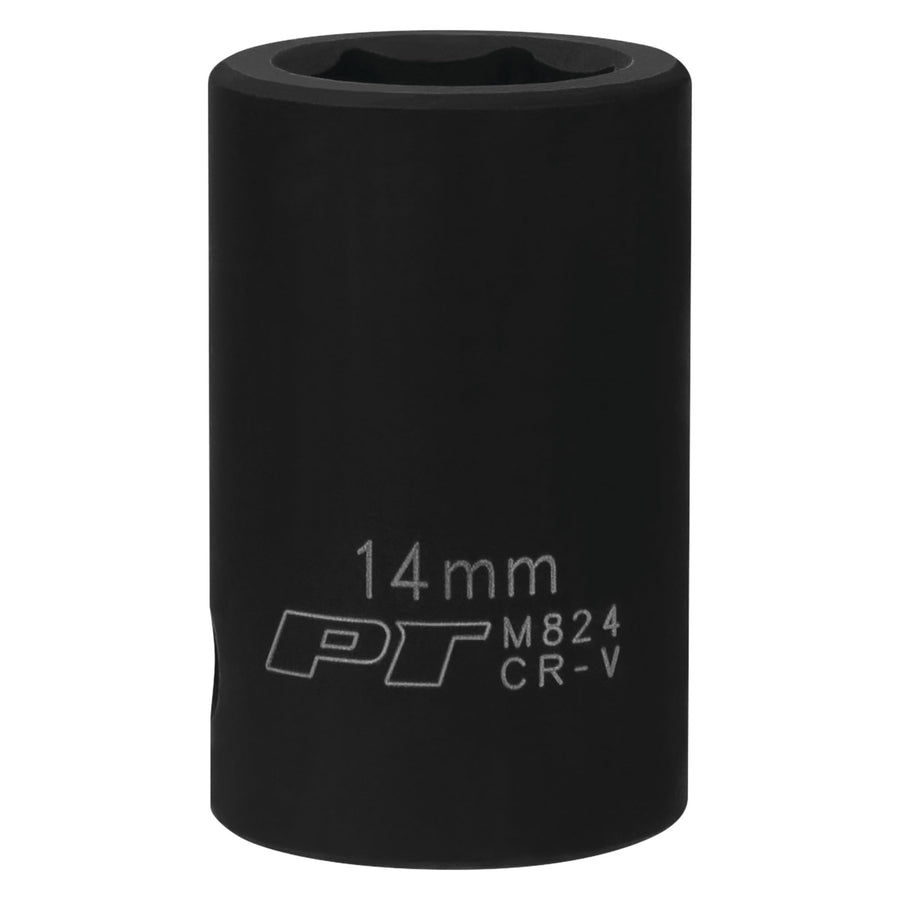 M824 Performance Tool 1/2 Drive 6-Point Impact Socket, 14mm