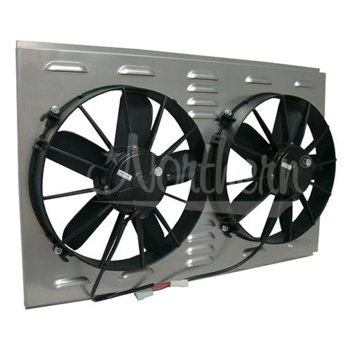 Z40082 Northern Dual High cfm 12" Electric Fan & Shroud
