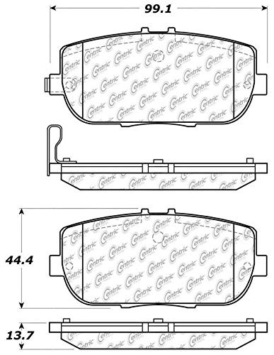 Brake Pad, Centric (301.11800) Ceramic