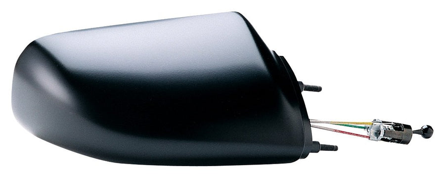 Fit System Mirror Passenger Side for Chevy Cavalier, Coupe, Sedan, Wagon, Pontiac Sunbird Coupe, Sedan, Wagon, Black, Non-Foldaway, Manual