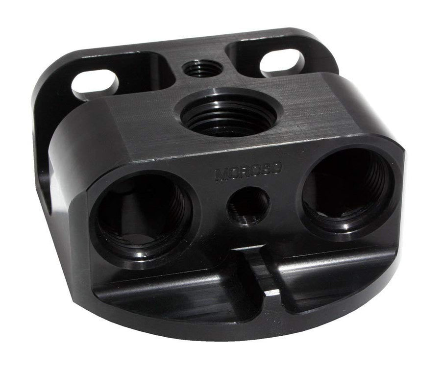 Front Port Moroso Remote Oil Filter Mount 23764