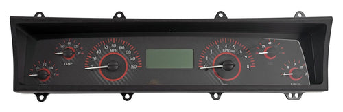 Dakota Digital VHX-69C-NOV-C-R Analog Dash Gauge System Compatible with 1969-76 Chevy Nova Carbon Fiber Red Backlighting