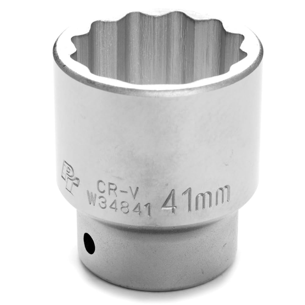 W34841 Performance Tool 3/4-Inch Drive 12-Point Standard Socket 41mm