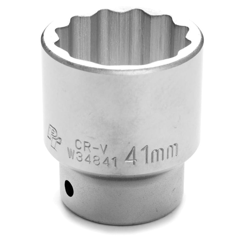 W34841 Performance Tool 3/4-Inch Drive 12-Point Standard Socket 41mm