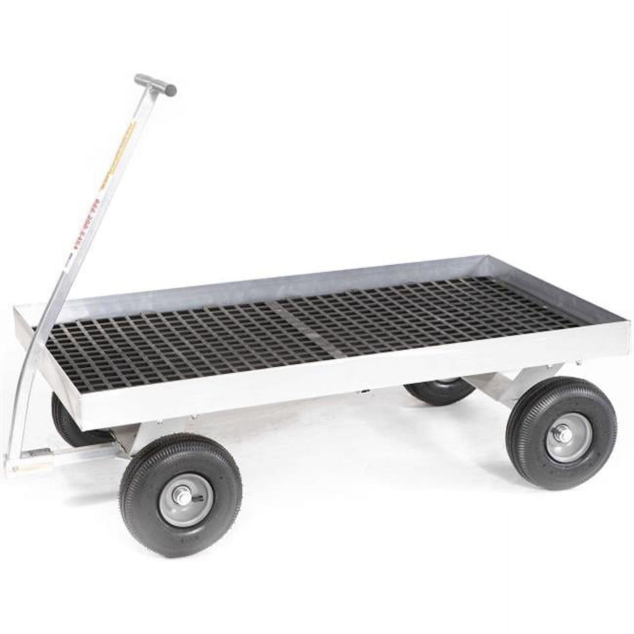 Cypress Wagon-UV Protected Draining Deck-All Aluminum-Very Lightweight-Pull Wagon-NO Rust-Made in The USA