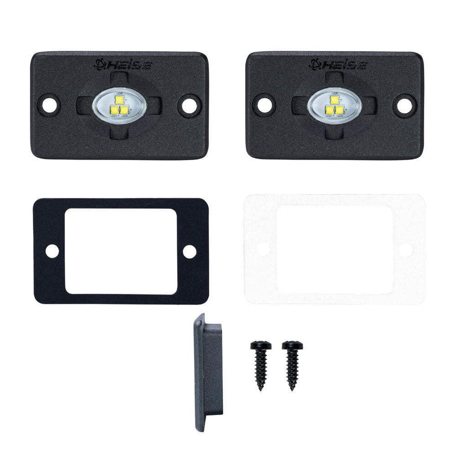 Flush-Mount 1.5-Inch x 3-Inch Aux Accent Lighting Pod (White)