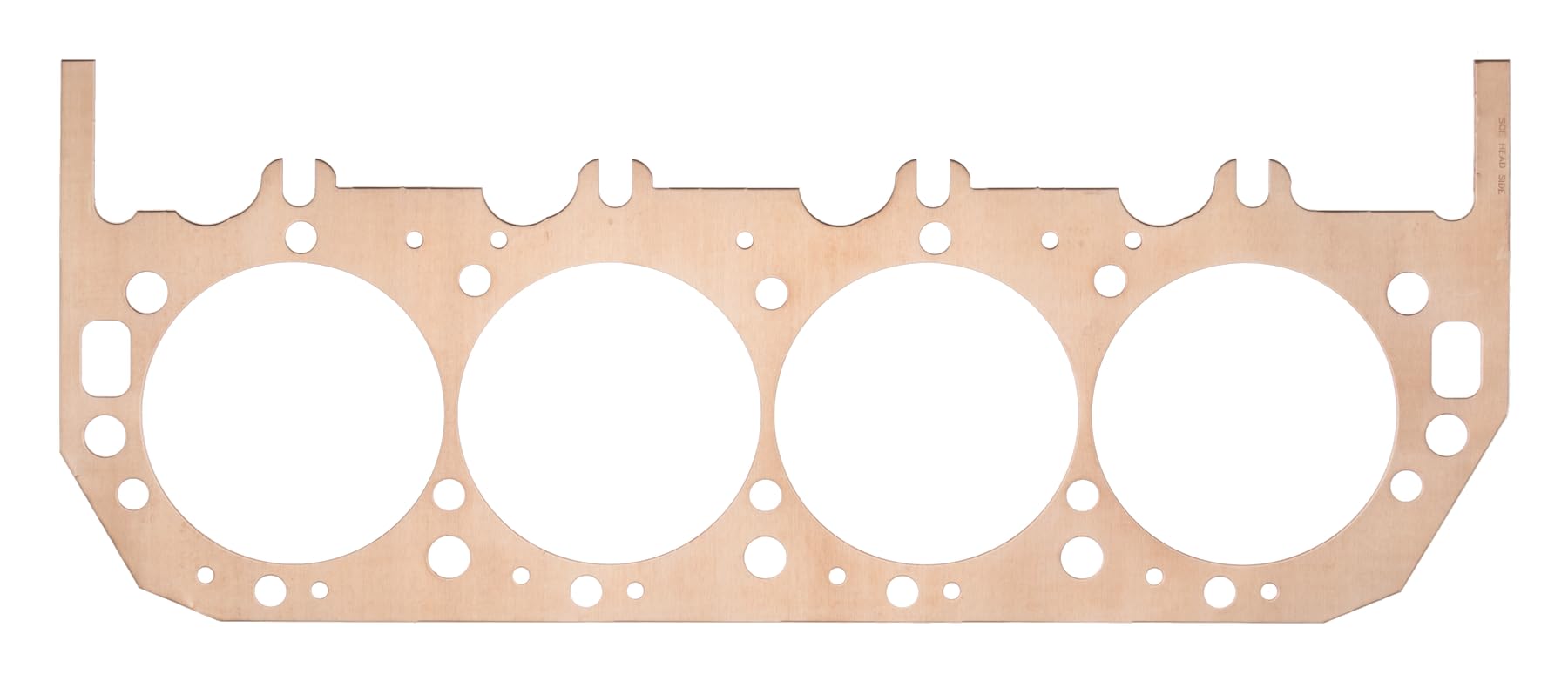 Cylinder Head Gasket, SCE Pro Copper, 4.440 in Bore, 0.043 in Compression Thickness, Copper, Big Block Chevy, Each