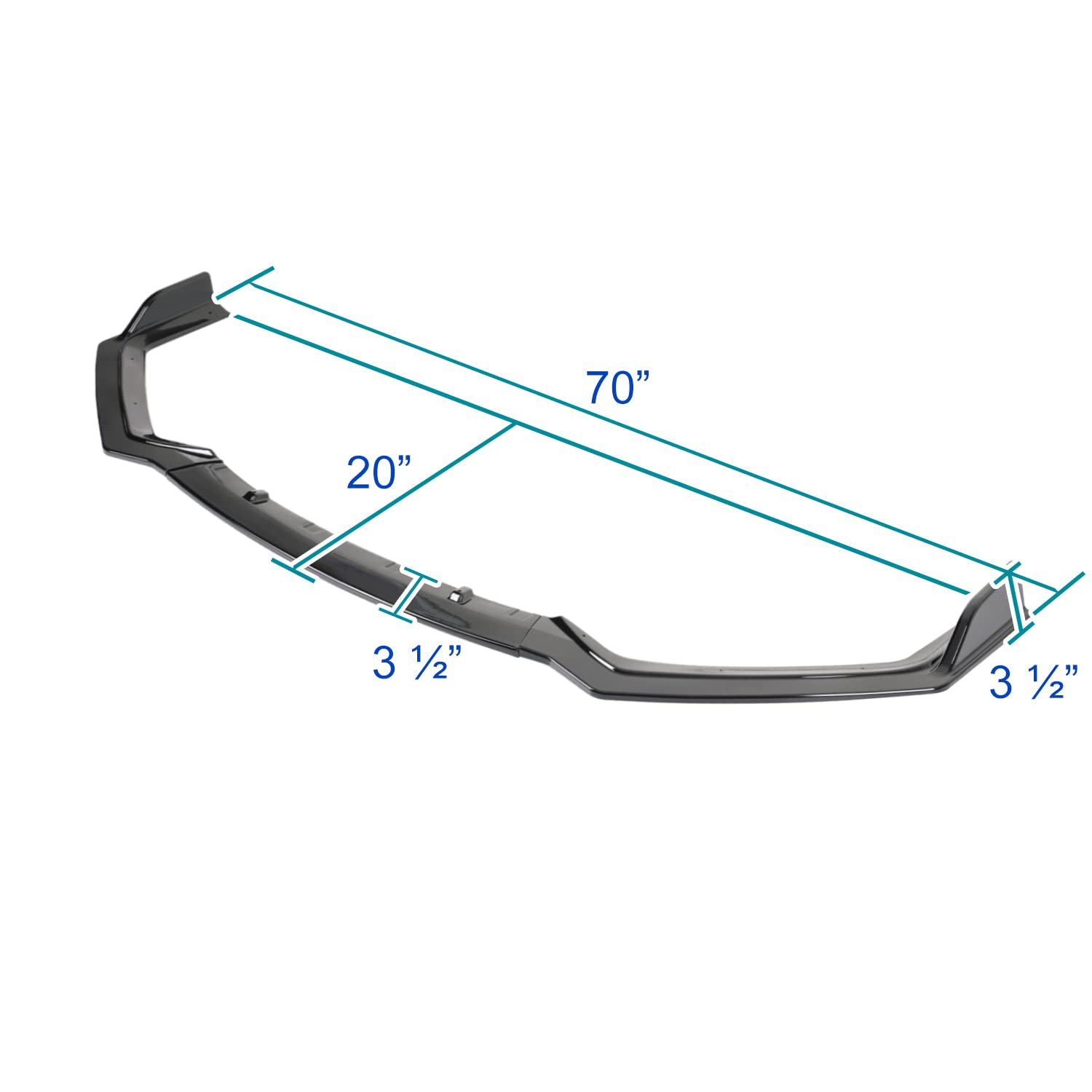 3-Bar Spec-D Tuning Roof Ladder Rack Cross Bars Cargo Carrier Compatible with Nissan NV200, Ford Transit, Chevy City Express
