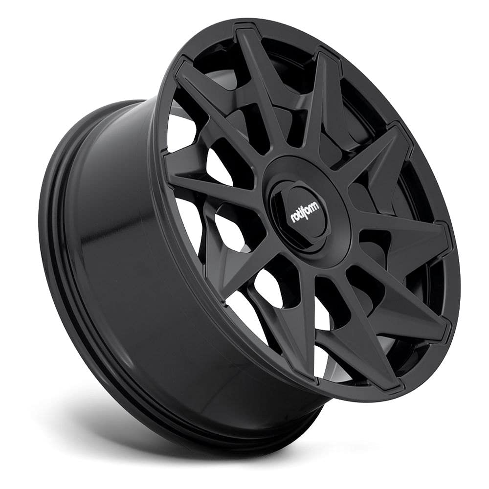 19x8.5 Rotiform cvt 5x112 45et 66.56mm matte black wheel