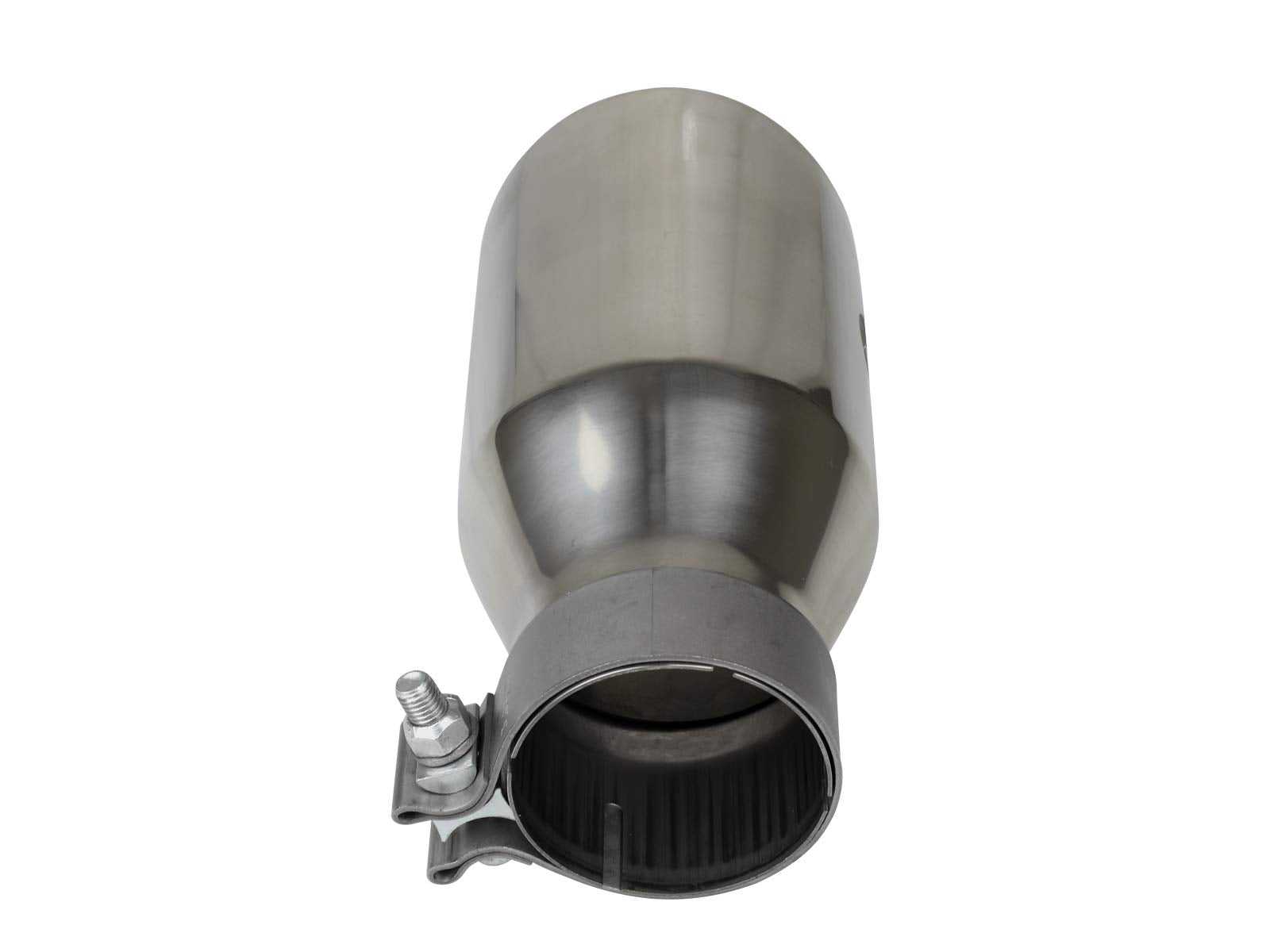MACH Force-Xp aFe Power Universal Exhaust Tip, 3" Inlet x 4-1/2" Outlet x 9" Length, Polished